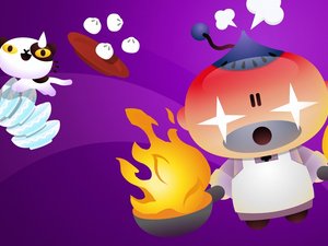 安卓动漫 卡通 pucca 中国娃娃 可爱手机壁纸