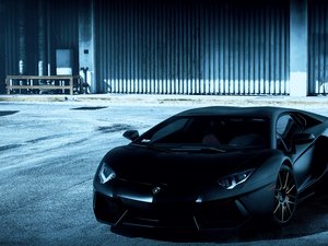 安卓汽车 超跑 兰博基尼 爱娜塔多 黑色 LP700-4手机壁纸