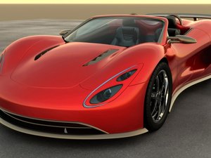 安卓汽车 超跑 概念车 红色 Ronn Motor Scorpion手机壁纸