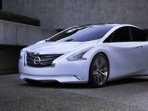 安卓汽车 轿车 nisan 尼桑 白色 Ellure手机壁纸