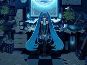 动漫 动漫少女 初音 歌手