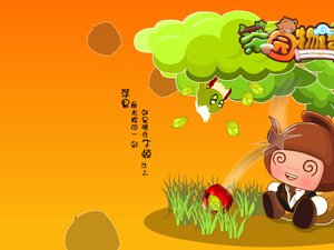 安卓可爱 卡通 茶园物语 儿童桌面专用 尼玛手机壁纸