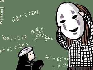 安卓动漫 插画 手绘 无面我 饭饭 funfan手机壁纸