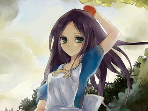 安卓动漫 动漫少女 插画 手绘 爱丽丝梦游魔境手机壁纸