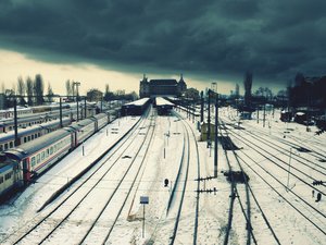 安卓风景 城市 街道 雪景手机壁纸