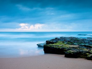 安卓风景 自然风光 蓝天 大海 地平线手机壁纸