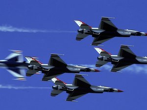 USAF Thunderbirds 军事 战机 飞机