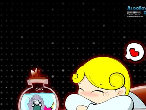 安卓爱冬 女孩 精美 可爱 原创 卡通手机壁纸