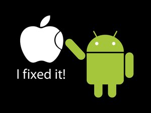 安卓操作系统 Android 安卓 设计 简约 趣味 苹果手机壁纸