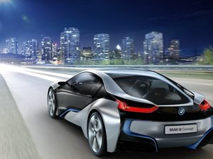 BMW 宝马 I8 概念车 汽车 宽屏