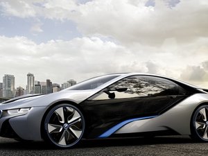 BMW 宝马 I8 概念车 汽车 宽屏