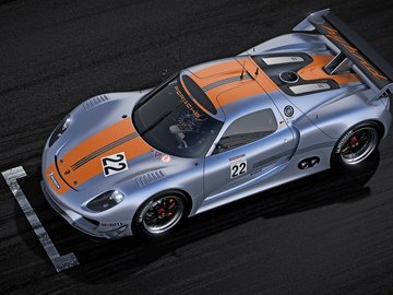 汽车 超跑 保时捷 改装车 918 RSR Concept