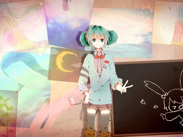 动漫 少女 插画