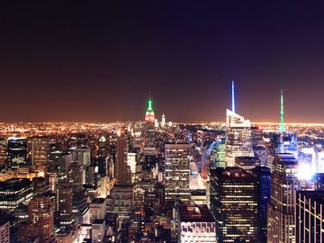 风景 城市 美国 纽约 夜景