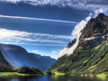 风景 旅游 挪威 松恩峡湾