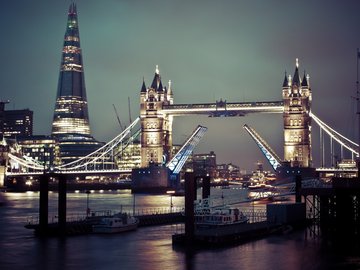 风景 城市 英国 伦敦 塔桥