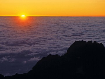 开阔 风景 阳光 风光 落日 日落 红日 余晖 落日余晖