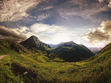 开阔 风景 阳光 大气 旅游 风光