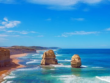 风景 澳洲 澳大利亚 十二使徒岩