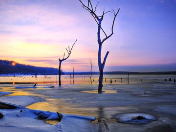 开阔 风景 阳光 大气 旅游 风光 冰天雪地