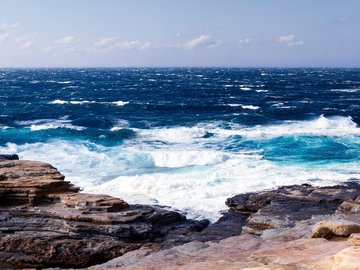 风景 海洋 礁石 海浪