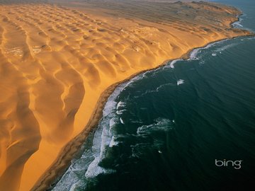 风景 自然 海洋 沙漠 bing