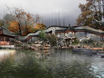 设计 建筑 古风 园林