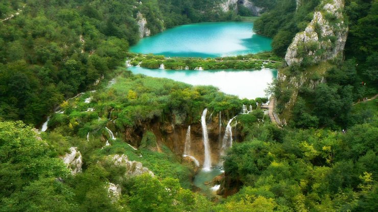 瀑布 野外 风景 风光 美景 旅游 自然