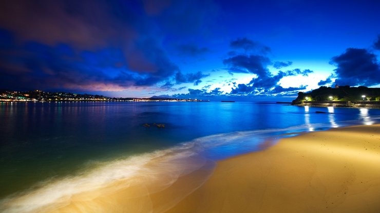 风景 大海 夏天 凤凰 全景 帆船 城市夜景