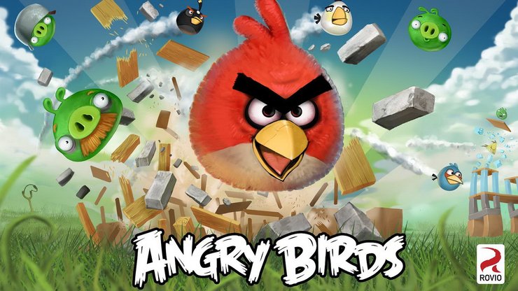 愤怒的小鸟 Angry Birds 可爱 卡通 游戏 宽屏