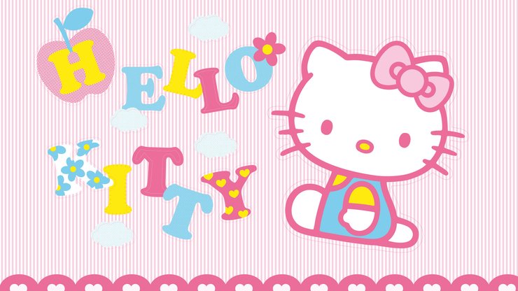 Hello Kitty 可爱 卡通 宽屏