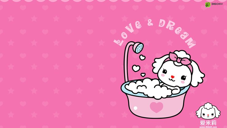 安卓手机动漫 卡通 插画 手绘 爱米莉 Love&Dream高清壁纸