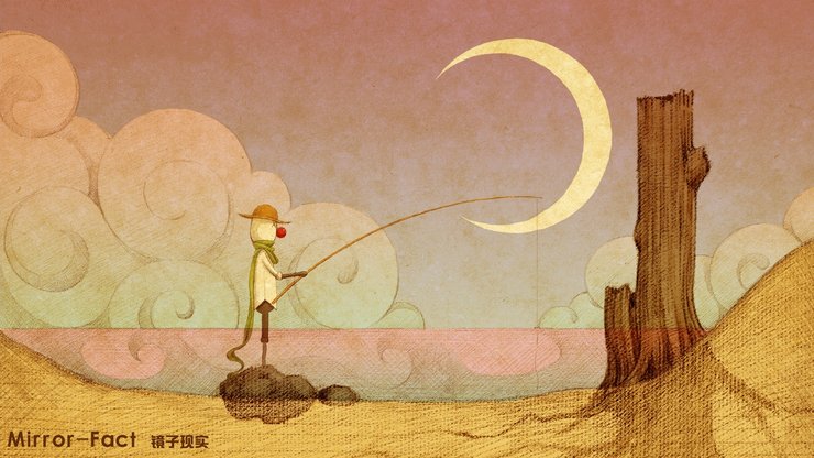安卓手机动漫 卡通 插画 Mirror Fact 镜子现实高清壁纸
