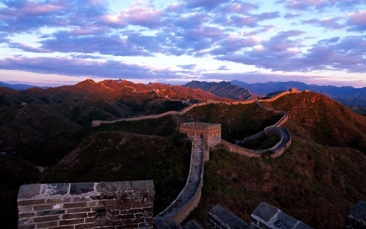 安卓手机开阔 风景 大气 旅游 风光 旅游胜地 长城 万里长城高清壁纸