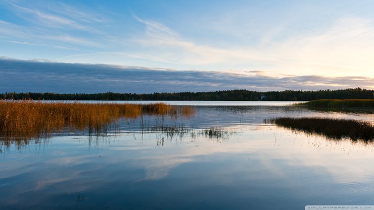 安卓风景 自然风光 湖泊 蓝天手机壁纸