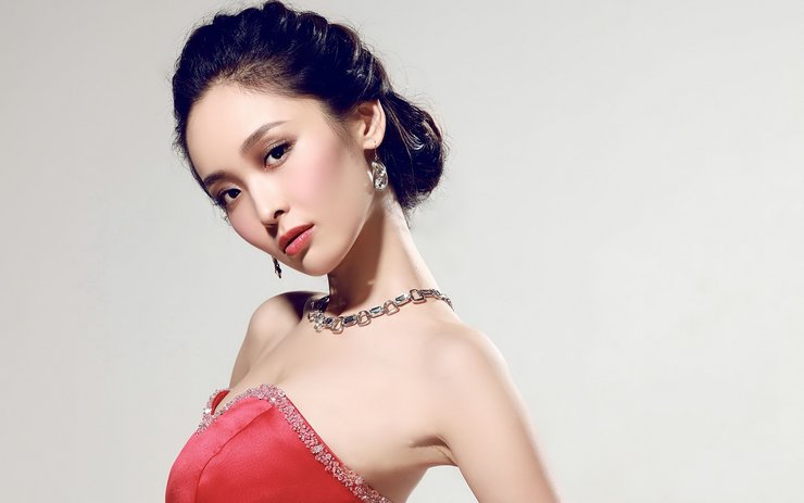 安卓手机女明星 李曼 美女高清壁纸