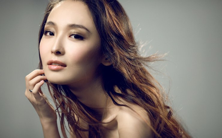 安卓手机女明星 李曼 美女高清壁纸