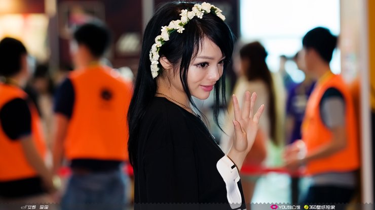 安卓手机美女 chinajoy YOU物馆 S女郎 李玲 歪歪 AngelaLee李玲 YOU物公馆官博高清壁纸