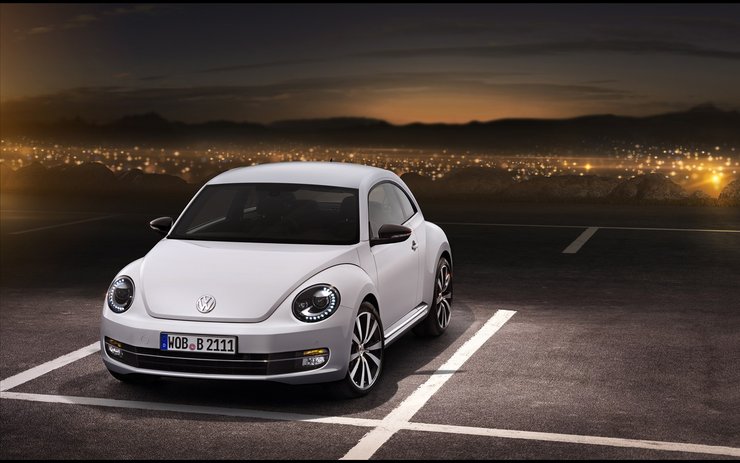 安卓手机Volkswagen Beetle 大众 甲壳虫 汽车 宽屏高清壁纸