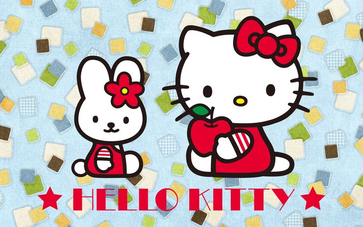 安卓手机Hello Kitty 可爱 卡通 宽屏高清壁纸