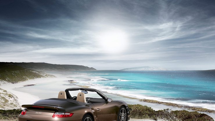 安卓手机保时捷 911 Turbo Cabriolet 汽车高清壁纸
