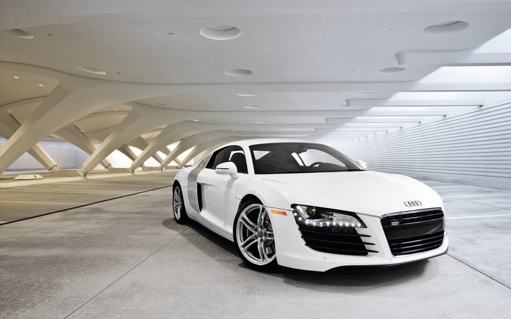 安卓手机汽车 Audi R8 奥迪 跑车 宽屏高清壁纸
