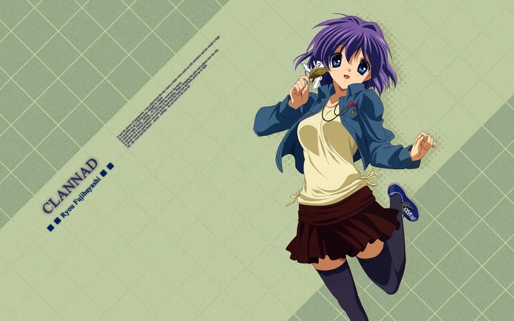 安卓手机动漫 CG 日本 CLANNAD 美少女 可爱 草泥马高清壁纸