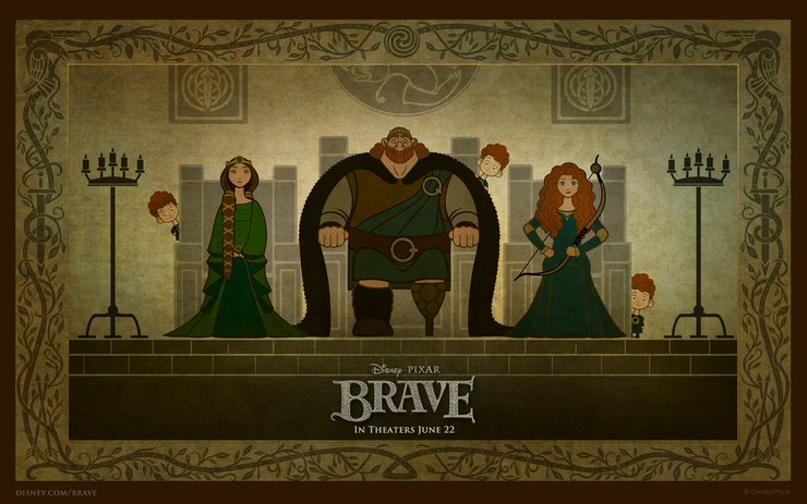 安卓手机影视 动画电影 勇敢传说 Brave 整蛊搞笑高清壁纸
