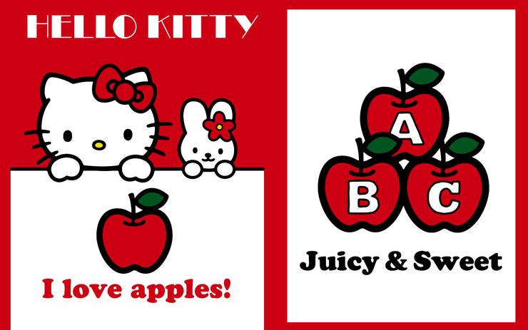 安卓手机Hello Kitty 可爱 卡通 宽屏高清壁纸