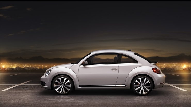 安卓手机Volkswagen Beetle 大众 甲壳虫 汽车 宽屏高清壁纸