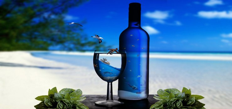 安卓手机超宽 全景 风景 炎炎夏日 mlgb高清壁纸