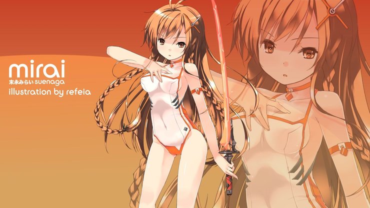 安卓手机动漫 CG 漫画 日本 美女 性感 可爱 mirai 草泥马高清壁纸