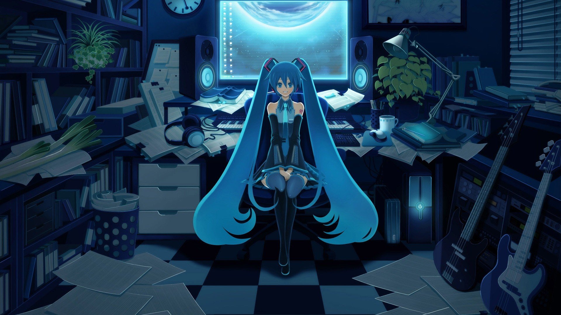 动漫动漫少女初音歌手 相关壁纸
