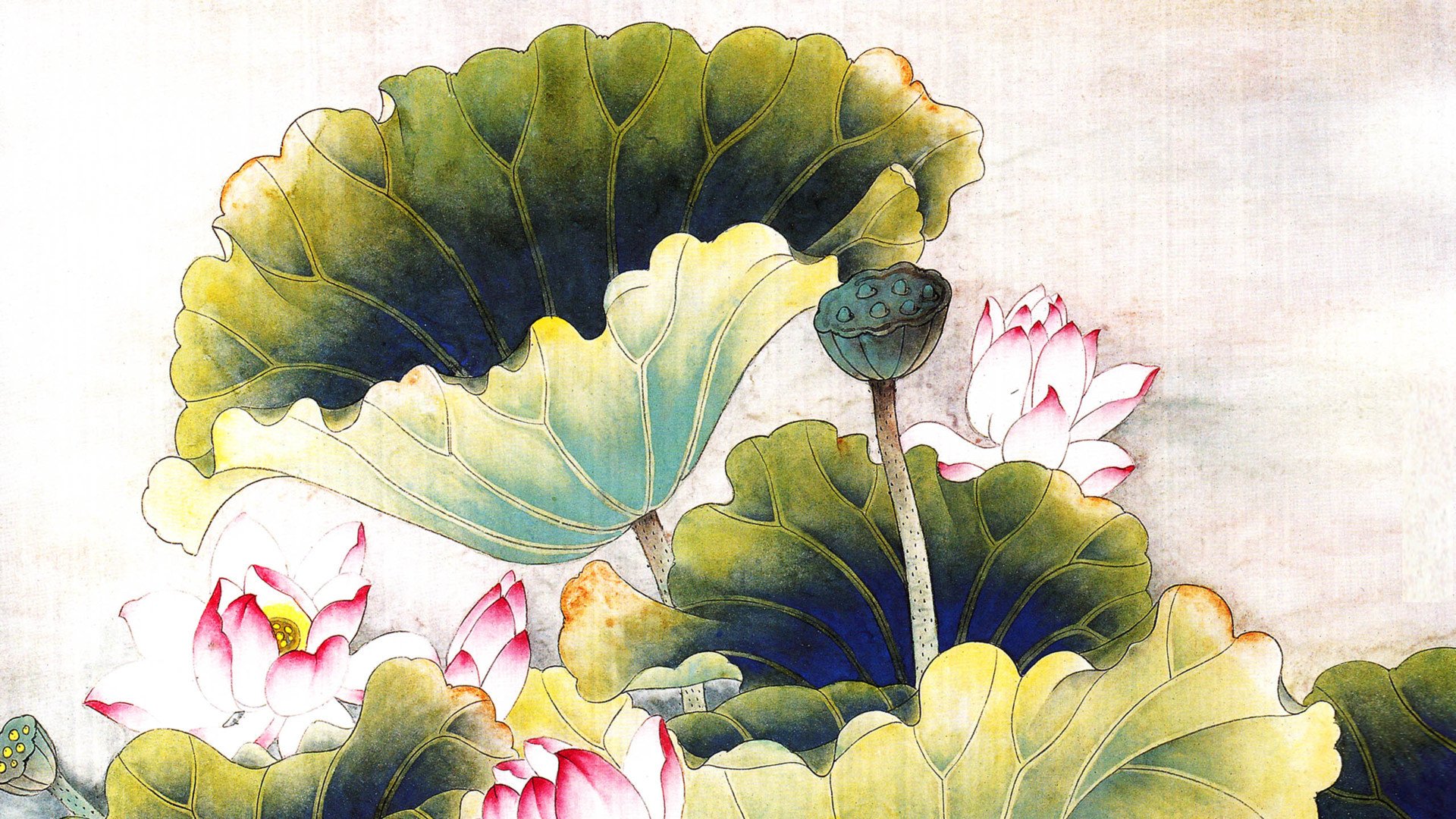 炫酷手绘中国风国画水墨画